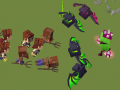 Гульня Blocky Fantasy Battle Simulator