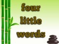Гульня Four Little Words