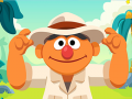 Гульня 123 Sesame Street: Ernie's Dinosaur Day Care