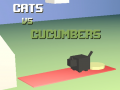 Гульня Cats vs Cucumbers