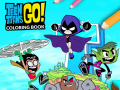 Гульня Teen Titans Go Coloring Book