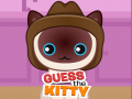 Гульня Guess the Kitty