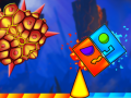 Гульня Fire And Water Geometry Dash