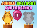 Гульня Jungle Balloons Subtraction