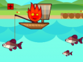 Гульня FireBoy And WaterGirl Go Fishing