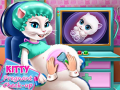 Гульня Kitty Pregnant Check-up