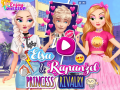 Гульня Elsa and Rapunzel Princess Rivalry