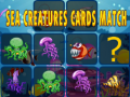 Гульня Sea creatures cards match