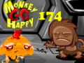 Гульня Monkey Go Happy Stage 174