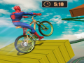 Гульня Superhero BMX Space Rider