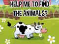 Гульня Help Me To Find The Animals