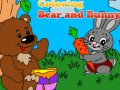 Гульня Coloring Bear and Bunny