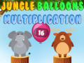 Гульня Jungle balloons multiplication