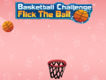 Гульня Basketball Challenge Flick The Ball