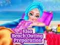 Гульня Elsa Beach Outing Preparation
