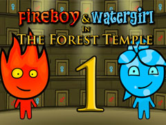 Гульня Fireboy and Watergirl 1: The Forest Temple