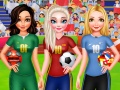 Гульня BFF Princess Vote For Football 2018