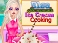 Гульня Elsa Homemade Ice Cream Cooking