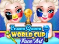 Гульня Frozen Queen World Cup Face Art