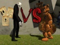 Гульня Slenderman vs Freddy The Fazbear