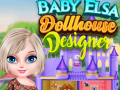 Гульня Baby Elsa Dollhouse Designer