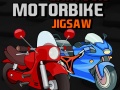 Гульня Cartoon Motorbike Jigsaw