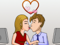 Гульня Secret Office Kissing