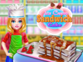 Гульня Ice Cream Sandwich Cake
