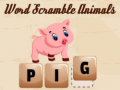 Гульня Word Scramble Animals