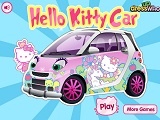 Гульня Hello Kitty Car