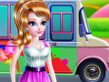 Гульня Girly Ice Cream Truck Car Wash