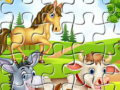 Гульня Farm Animals Jigsaw