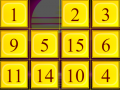 Гульня 4x4 Number Slider