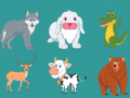 Гульня Learn Animals Game