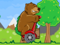 Гульня Bear on a Scooter