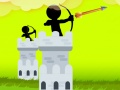 Гульня Stickman Archer Castle