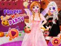 Гульня Frozen Sisters Halloween Party
