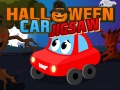 Гульня Halloween Car Jigsaw