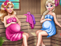 Гульня Cute Mommies Pregnant Sauna
