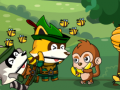 Гульня Super Raccoon World