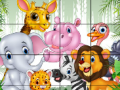 Гульня Animals Sliding Puzzle