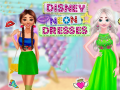 Гульня Disney Neon Dresses
