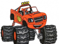 Гульня Coloring Monster Machines