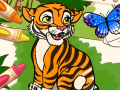 Гульня Color Me Jungle Animals