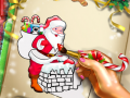 Гульня Santa Christmas Coloring