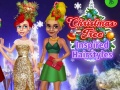 Гульня Christmas Tree Inspired Hairstyles