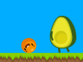 Гульня Where's My Avocado Draw Lines