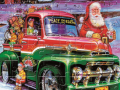 Гульня Santa Trucks Jigsaw
