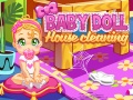 Гульня Baby Doll House Cleaning