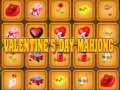 Гульня Valentines Day Mahjong